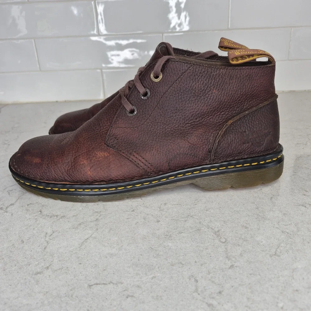 Dr. Martens Sussex Chukka Boot Slip Resistant 12 Brown Mens